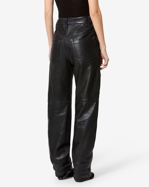 Isabel Marant Black Brinley Pants