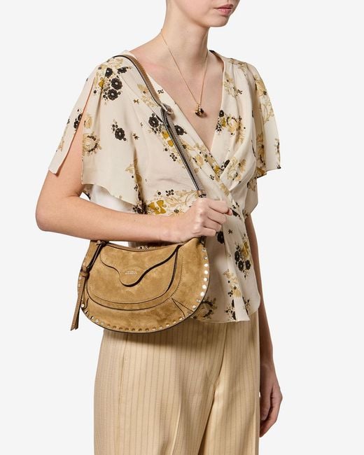Isabel Marant Natural Oskan Moon Pocket Bag
