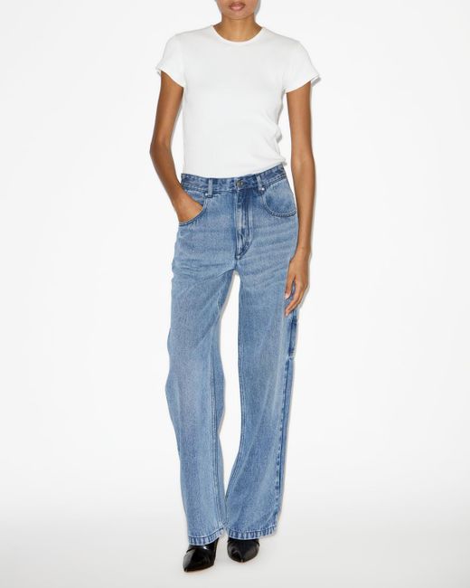 Isabel Marant Blue Bymara Pants