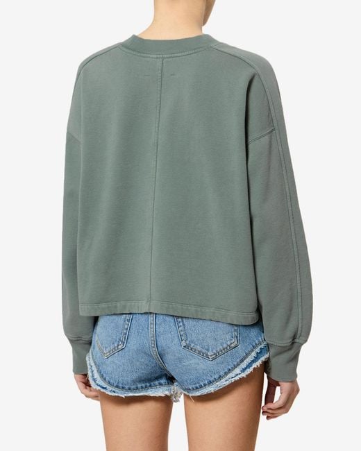 Isabel Marant Green Sunny Sweat Shirt