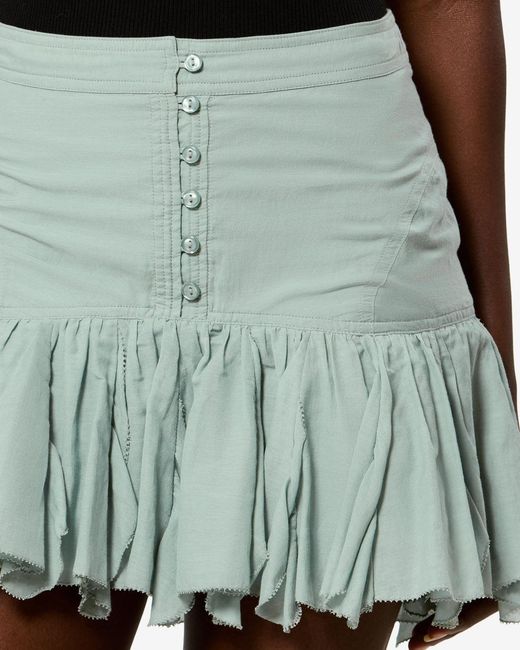 Isabel Marant Green Daneen Skirt