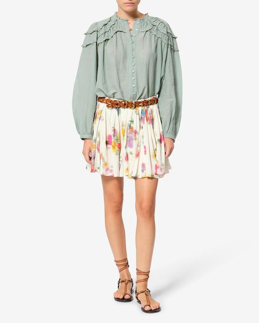 Isabel Marant White Livy Skirt