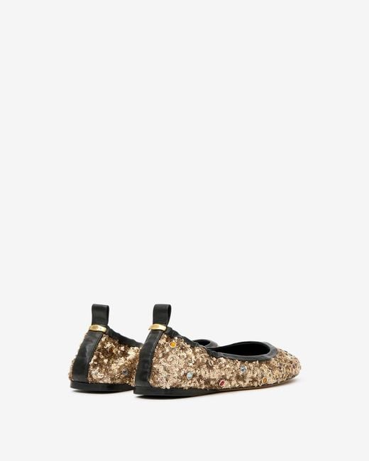 Isabel Marant Black Belna Ballerinas
