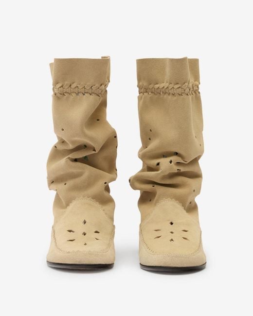 Isabel Marant Natural Welky Cuir Boots