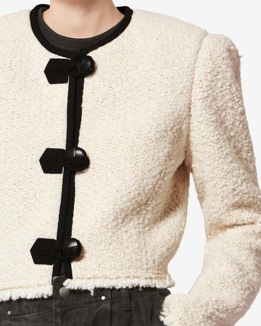 Isabel Marant White Gradilia Jacket