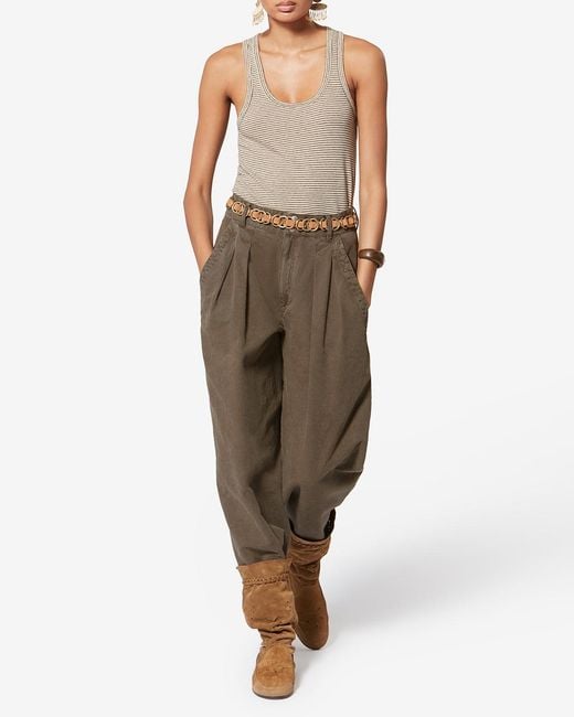 Isabel Marant Natural Nadine Pants