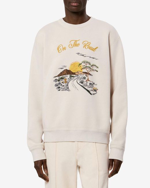 Isabel Marant White Mikoy Sweatshirt for men