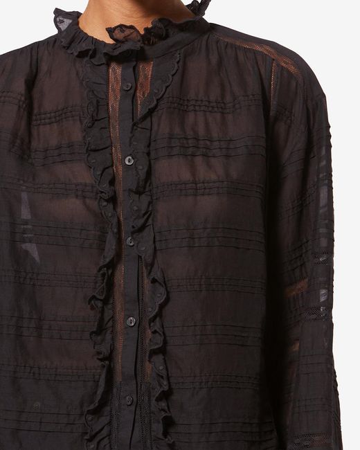 Isabel Marant Black Peline Top