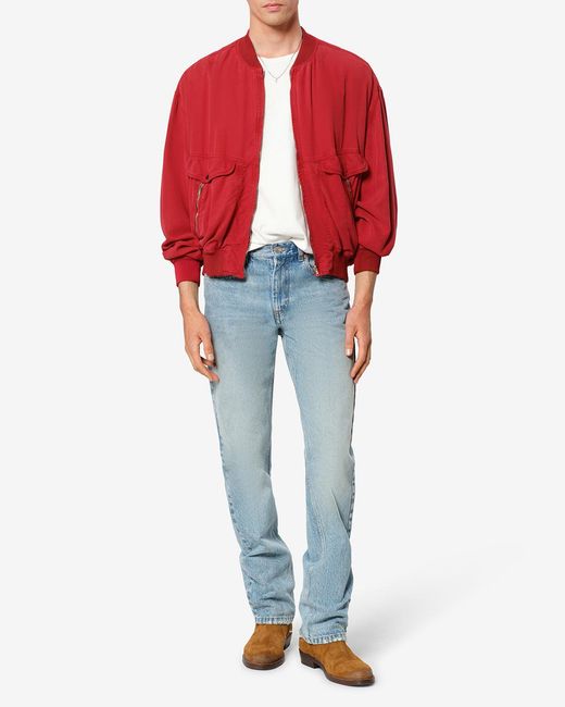 Isabel Marant Red Sabastian Jacket for men