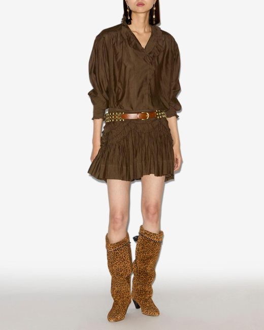 Falda Ceola Isabel Marant de color Brown