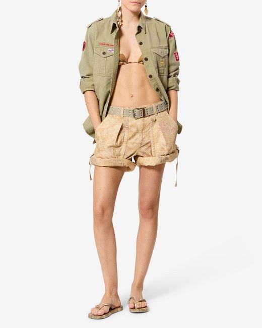 Isabel Marant Natural Havaianas Ikat Print Sandals