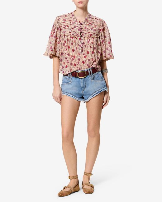 Isabel Marant White Douna Top