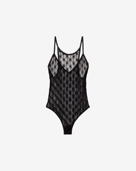 Isabel Marant Black Mildy Bodysuit