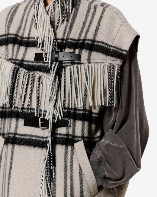 Isabel Marant White Ginesa Wool Cardigan