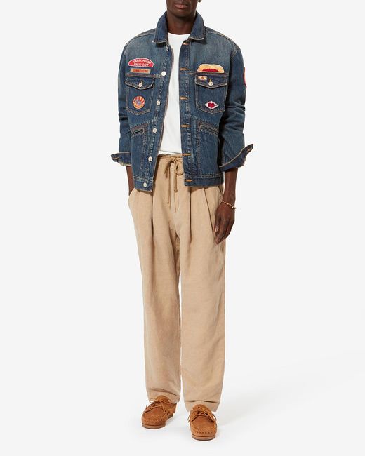 Isabel Marant Blue Jarvey Jacket for men