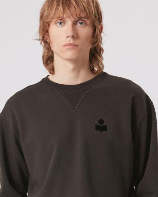 Sweatshirt Logo Mike Isabel Marant pour homme en coloris Brown