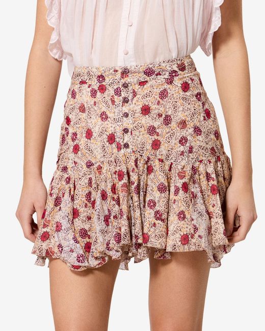 Isabel Marant White Daneen Skirt