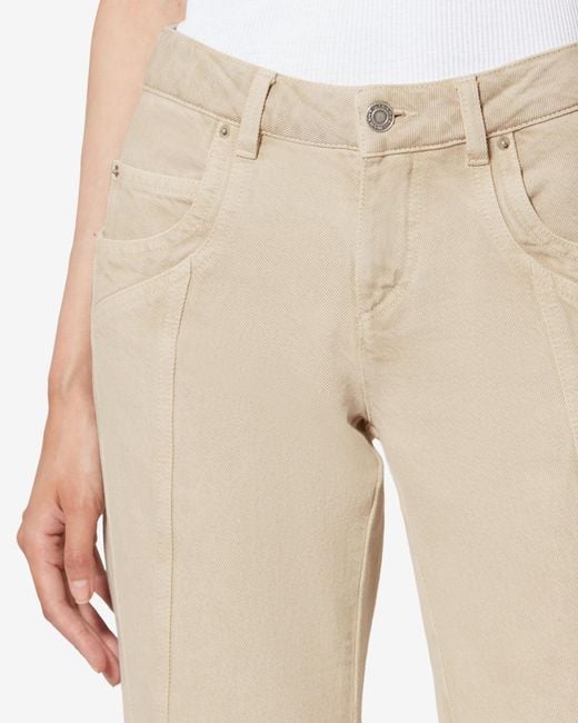 Isabel Marant Natural Jaylis Pants