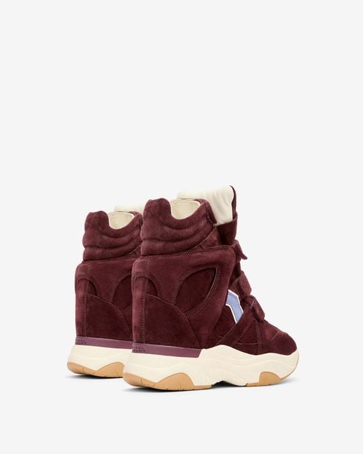 Isabel Marant Red Balskee Sneakers