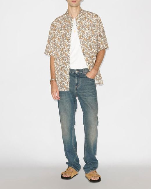 Camicia Labilio di Isabel Marant in White da Uomo