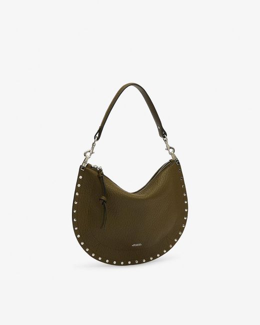 Isabel Marant Metallic Oskan Soft Zipped Bag