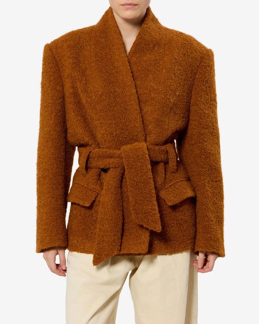 Isabel Marant Brown Syndra Wool Jacket