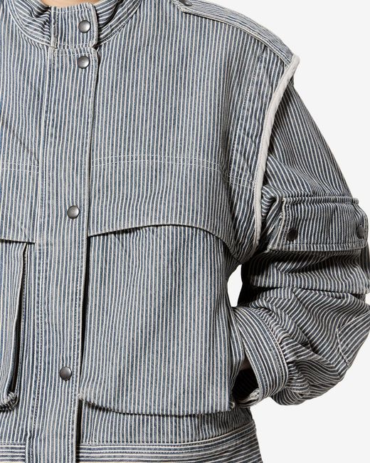 Edany Jacket Isabel Marant de color Gray