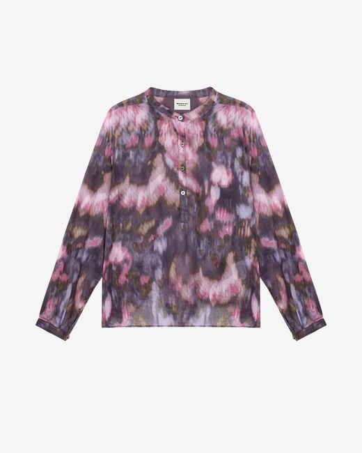 Isabel Marant Purple Maria Blouse