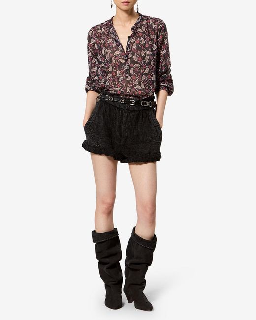 Isabel Marant Black Kisha Shorts