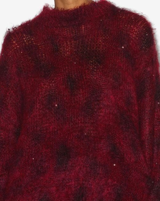 Isabel Marant Red Mickaella Sweater