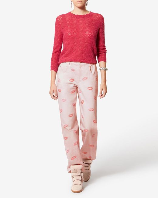 Isabel Marant Pink Brinsa Pants