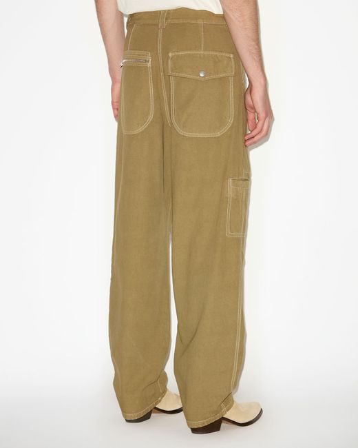 Isabel Marant Green Farker Trousers for men