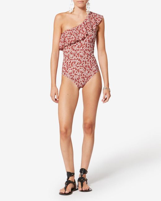 Isabel Marant White Sicilya Swimsuit