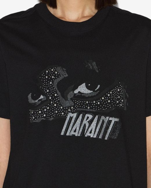 Isabel Marant Black Zoeline T-Shirt