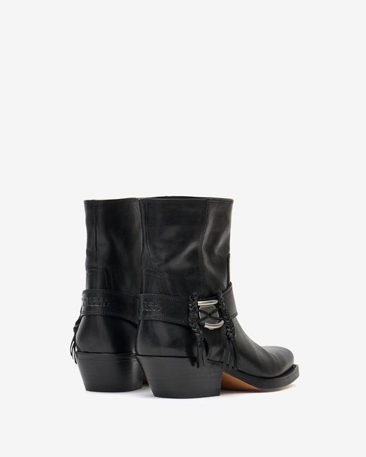 Isabel Marant Black Akson Gaucho Boots
