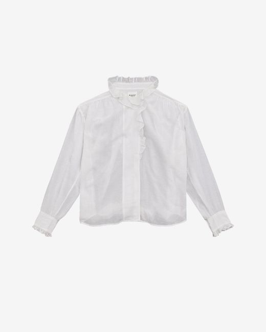 Isabel Marant White Oberteil Pamias