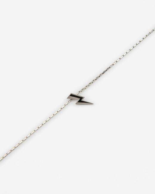 Isabel Marant Black Flash Necklace for men