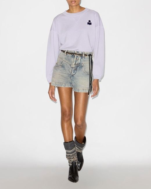 Isabel Marant Purple Margo Sweatshirt