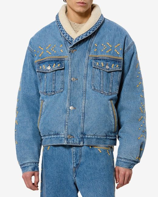 Chaqueta Jackson De Denim Isabel Marant de hombre de color Blue