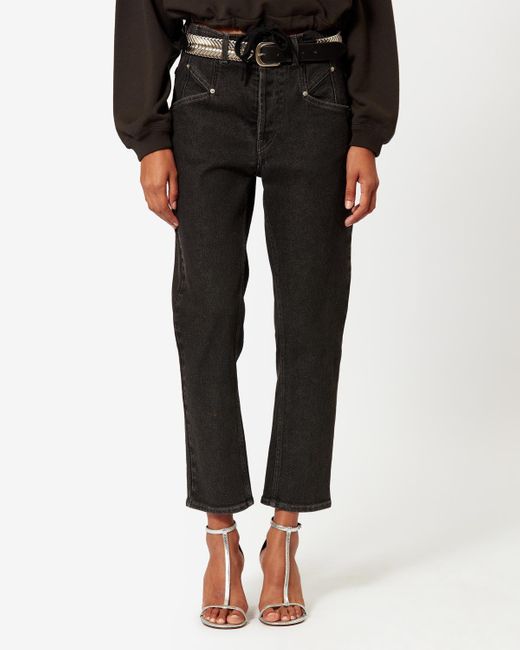 Pantalon Niliane Isabel Marant en coloris Black