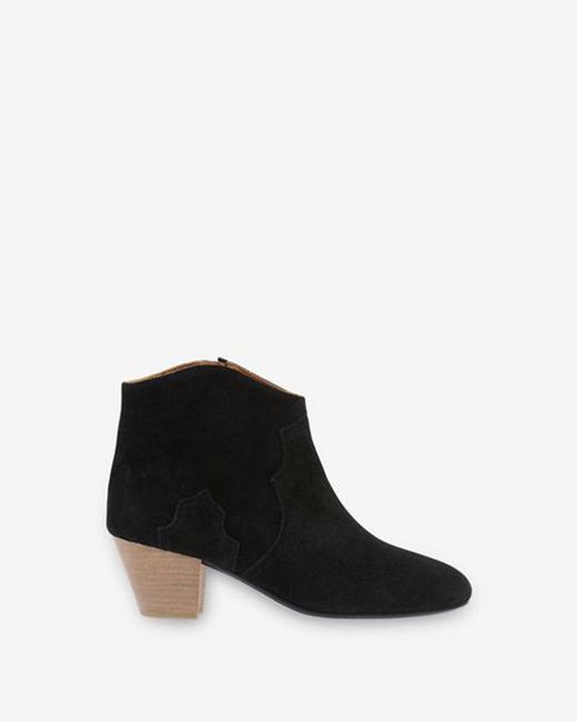 Isabel Marant Black Dicker Boots