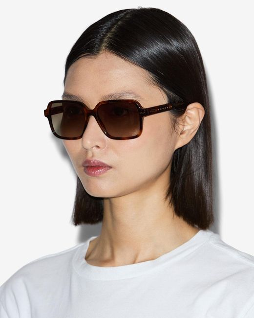 Lunettes De Soleil Loelia Isabel Marant en coloris Brown
