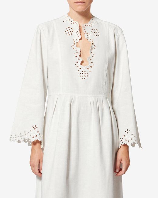 Isabel Marant White Tianny Dress