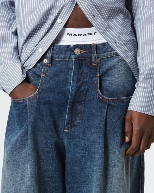 Isabel Marant White Benji Knickers for men