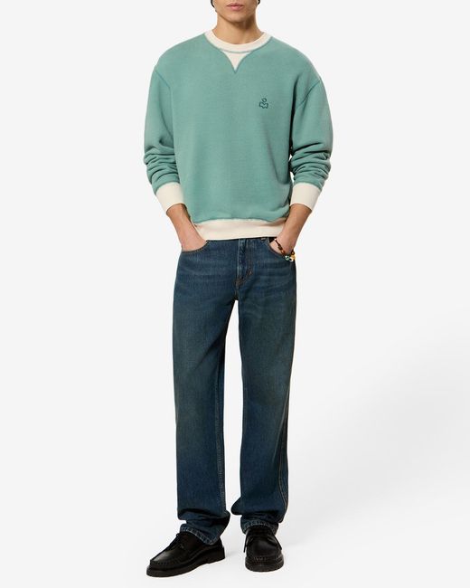 Isabel Marant Green Miker Sweatshirt for men
