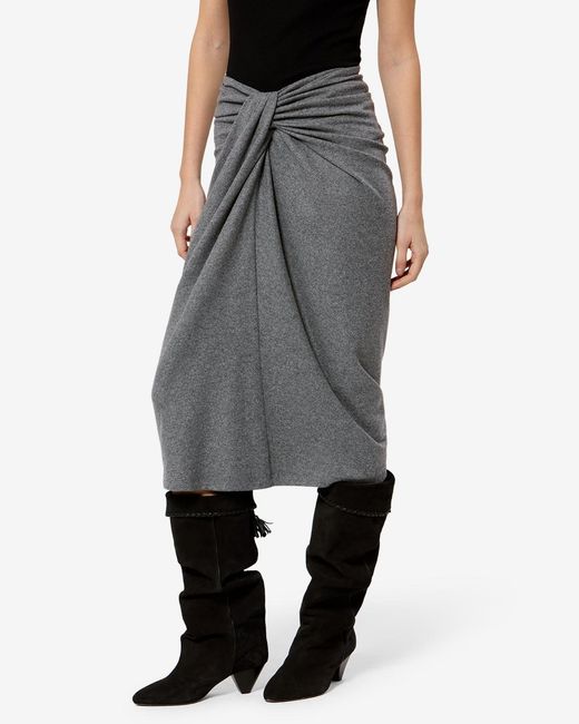 Isabel Marant Gray Jeldia Skirt