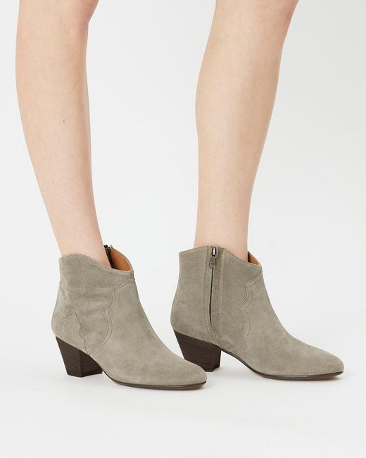 Isabel Marant White Dicker Boots