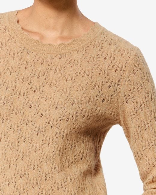 Isabel Marant White Obeline Alpaca Sweater