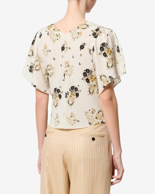 Isabel Marant White Faljane Top