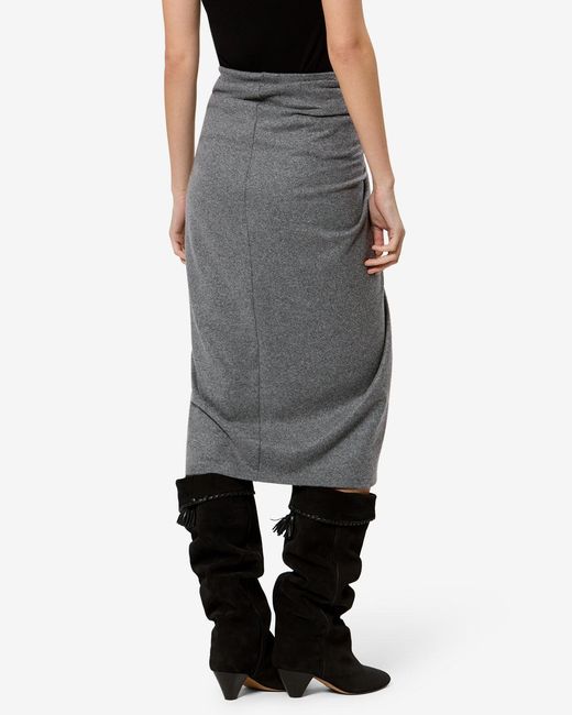 Isabel Marant Gray Jeldia Skirt
